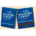 20 Strike Stock Color Reverse Print Matchbooks (White Ink & Blue Board)